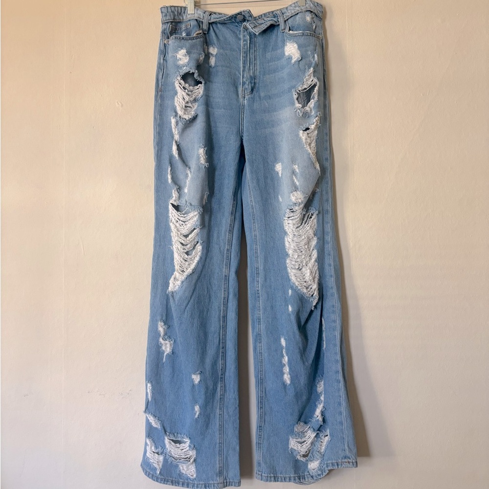 100% Cotton Distressed Denim Jeans